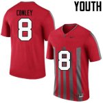 Youth Ohio State Buckeyes #8 Gareon Conley Throwback Nike NCAA College Football Jersey Supply BHG0844BB